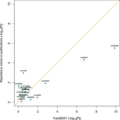 Identifying Susceptibility Loci for Cutaneous Squamous Cell Carcinoma Using a Fast Sequence Kernel Association Test